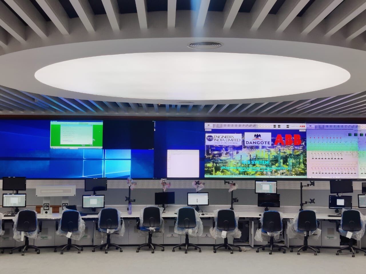 Control Room Stretch Ceiling Design in India