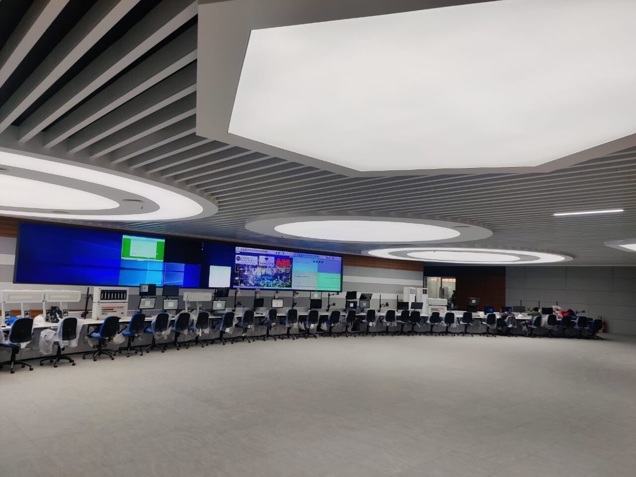 Control Room Stretch Ceiling Design in India