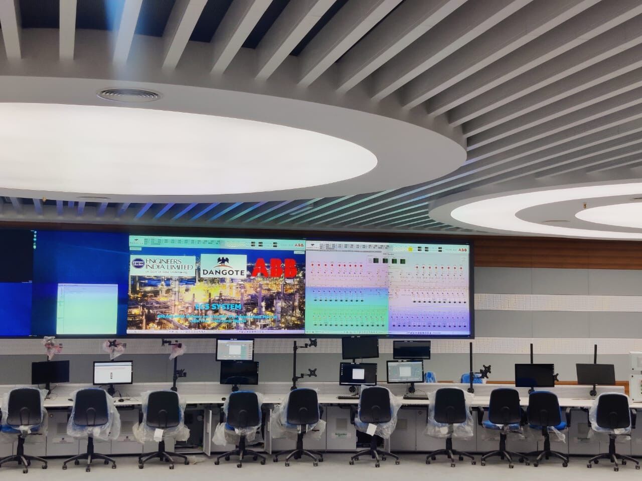 Control Room Stretch Ceiling Design in India