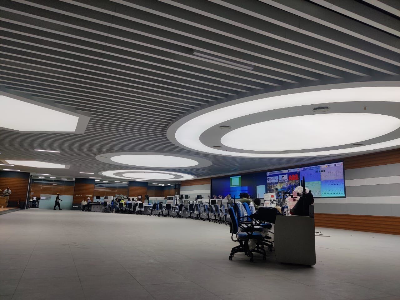 Control Room Stretch Ceiling Design in India
