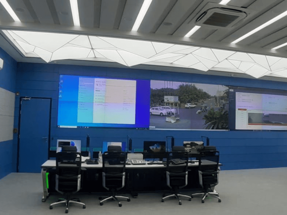 NEWMAT Stretch Ceilings @ ITMS Control Room, Noida