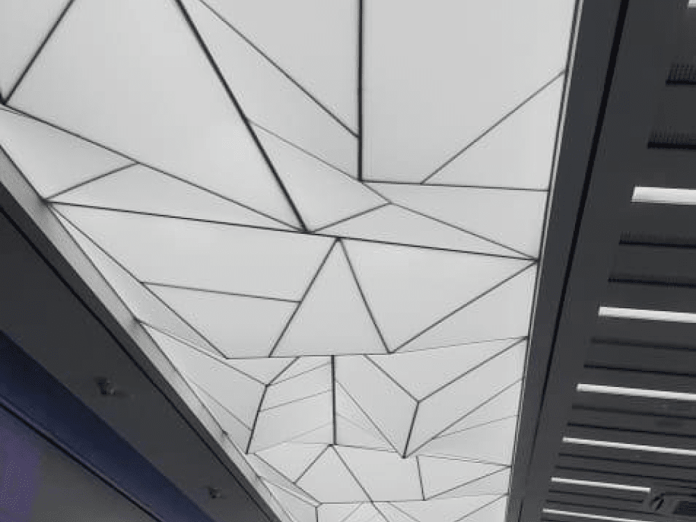 modern workspaces using 3D Stretch Ceilings