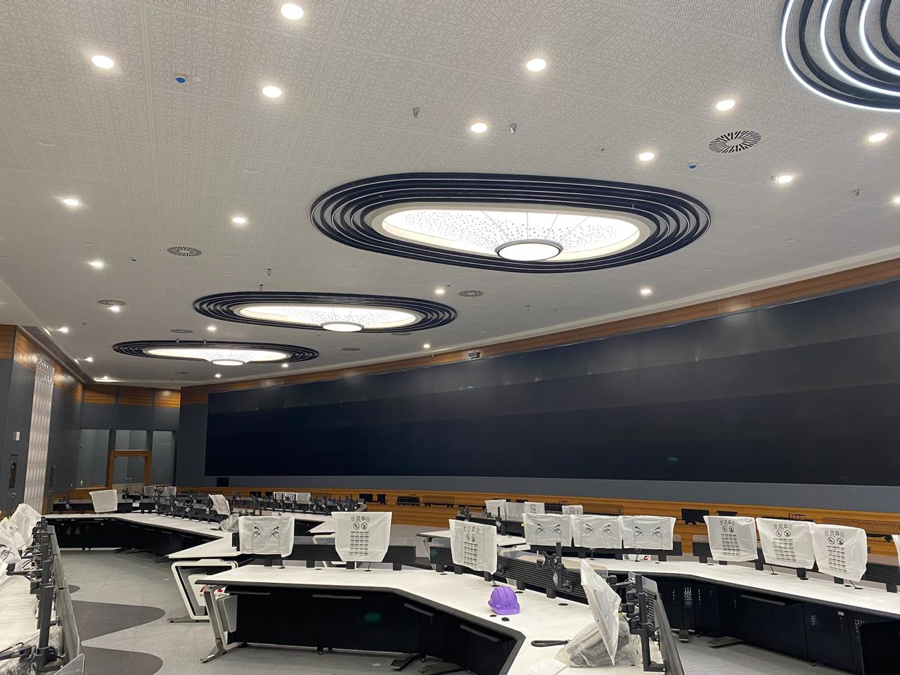 NEWMAT Stretch Ceilings @ DFCCIL Control Room at Sabarmati, Ahmedabad