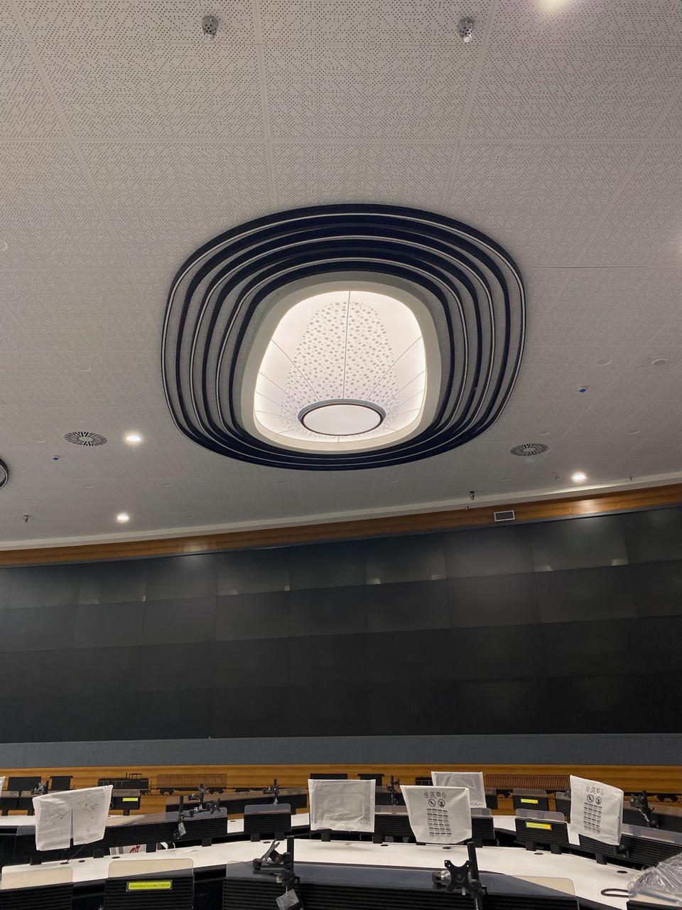 3D-printed NEWMAT ceilings