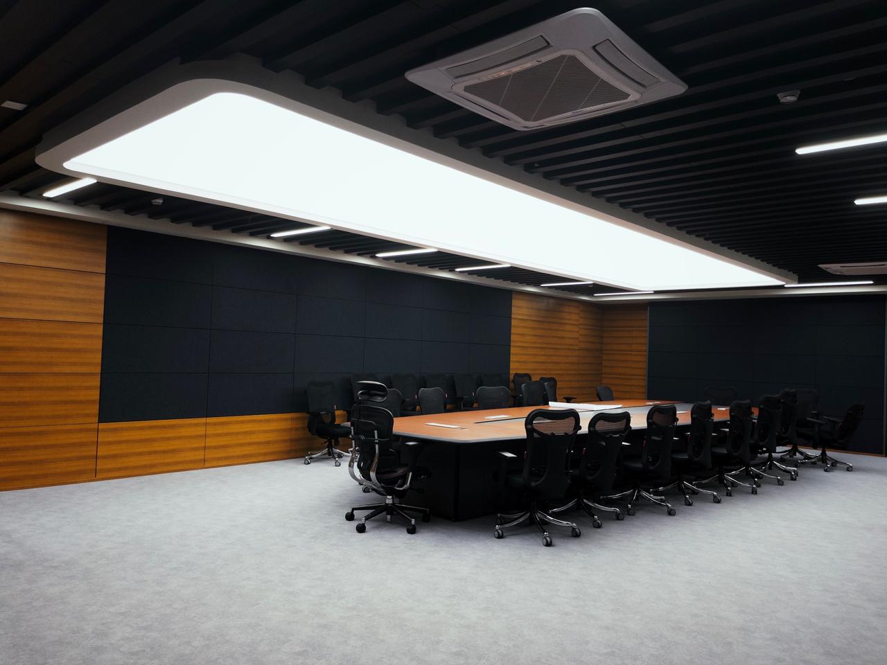 modern interior 3D-printed stretch ceilings