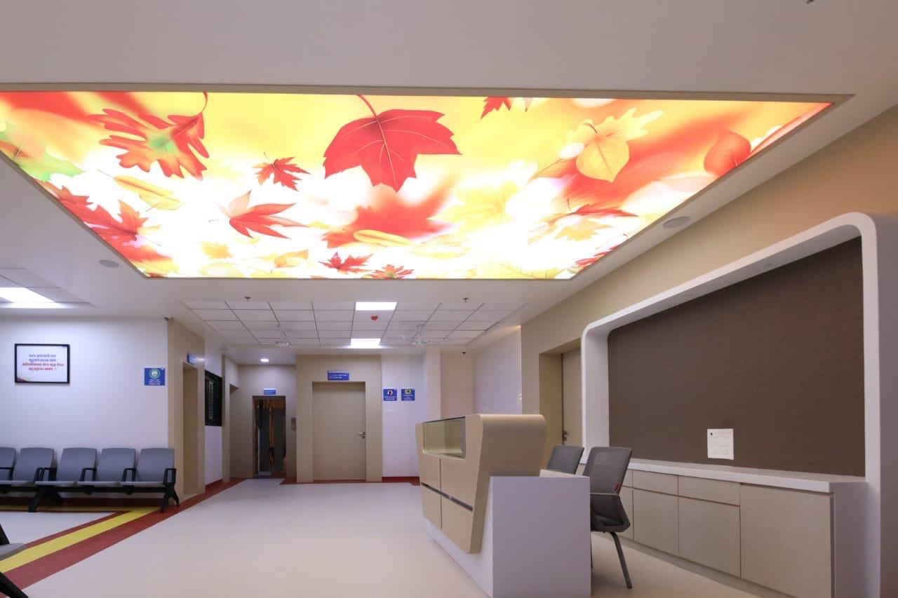 NEWMAT Printed Stretch Ceilings Shriram Hospital at Sultanpur